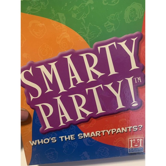 SMARTY PARTY Fun Family Trivia Questions Game SmartyPants Ages 10+ Preowned 2003 - Picture 4 of 12